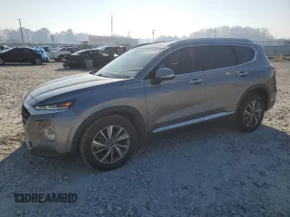 2019 Hyundai Santa Fe Limited with VIN 5NMS53AD3KH075579, listed as a Copart auction lot 46757675 with 78,551 mi miles and Salvage Title. Bid and sale history available at carsss.com. Image 1.