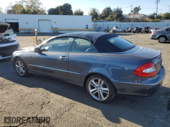 2006 Mercedes-Benz CLK 350 with VIN WDBTK56G56T062704, listed as a Copart auction lot 75333534 with 135,550 mi miles and Salvage Title. Bid and sale history available at DreamBid. Image 2.