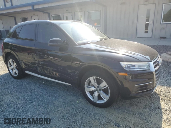 2018 Audi Q5 Premium with VIN WA1ANAFY1J2014241, listed as a Copart auction lot 62495955 with 85,503 mi miles and Salvage title. Bid and sale history available at DreamBid. Image 4.