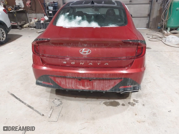 2023 Hyundai Sonata SEL with VIN KMHL14JA2PA276432, listed as a IAAI auction lot 41596335 with 29,222 mi miles. Bid and sale history available at carsss.com. Image 16.