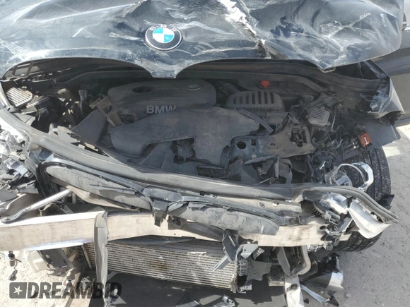 2017 BMW X1 xDrive28i with VIN WBXHT3Z31H4A57021, listed as a Copart auction lot 46507885 with 165,071 mi miles and Salvage Title. Bid and sale history available at carsss.com. Image 12.