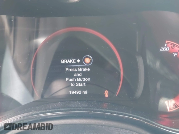 2023 Dodge Durango SRT Hellcat Premium with VIN 1C4SDJH9XPC554953, listed as a IAAI auction lot 42375728 with 19,492 mi miles and . Bid and sale history available at DreamBid. Image 7.