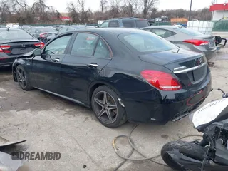 2018 Mercedes-Benz C 43 AMG with VIN 55SWF6EB9JU248383, listed as a IAAI auction lot 41226587 with 125,676 mi miles and . Bid and sale history available at carsss.com. Image 3.