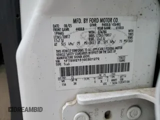 2006 Ford F-250 XL z VIN 1FTSW21516EB01279, wystawiony jako Copart lot #53898475 z przebiegiem 213 638 mil mil oraz Szkoda całkowita • Salvage title. Historia ofert i sprzedaży dostępna na DreamBid. Obrazek 12.