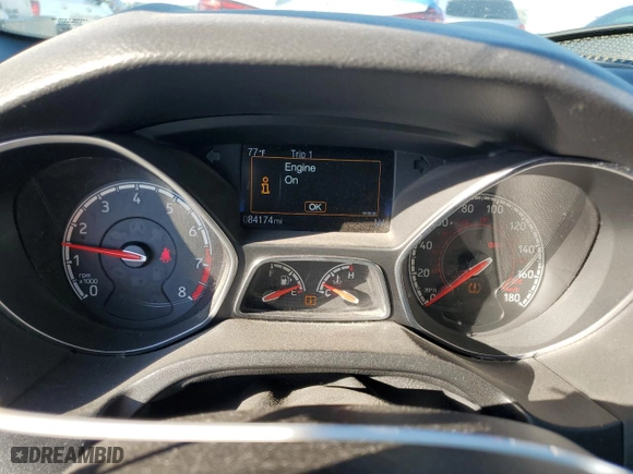 2017 Ford Focus ST with VIN 1FADP3L99HL246117, listed as a Copart auction lot 45668595 with 84,174 mi miles and Salvage Title. Bid and sale history available at carsss.com. Image 9.