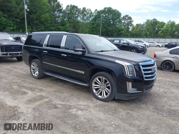 2017 Cadillac Escalade ESV Luxury with VIN 1GYS4HKJ4HR120256, listed as a IAAI auction lot 42561194 with 165,482 mi miles and . Bid and sale history available at DreamBid. Image 1.