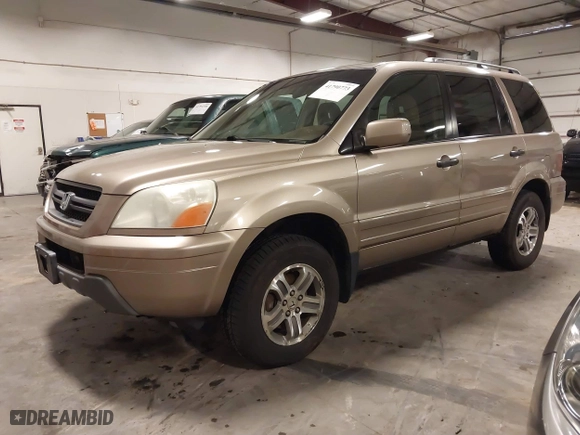 2004 Honda Pilot EX with VIN 2HKYF18464H567384, listed as a IAAI auction lot 41790773 with 142,534 mi miles. Bid and sale history available at carsss.com. Image 19.