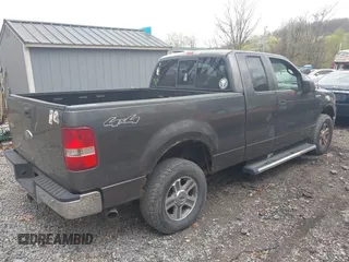 2007 Ford F-150 XLT with VIN 1FTPX14V37FB19190, listed as a IAAI auction lot 42056554 with 158,236 mi miles. Bid and sale history available at carsss.com. Image 4.
