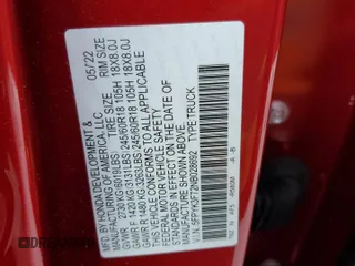 2022 Honda Ridgeline RTL-E z VIN 5FPYK3F72NB028692, wystawiony jako Copart lot #66997505 z przebiegiem 9 337 mil mil oraz Czysty tytuł • Clean title. Historia ofert i sprzedaży dostępna na DreamBid. Obrazek 12.