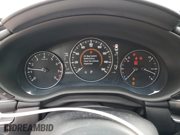 2021 Mazda 3 Select with VIN 3MZBPABM9MM207643, listed as a Copart auction lot 44993225 with 34,443 mi miles and Salvage Title. Bid and sale history available at DreamBid. Image 9.