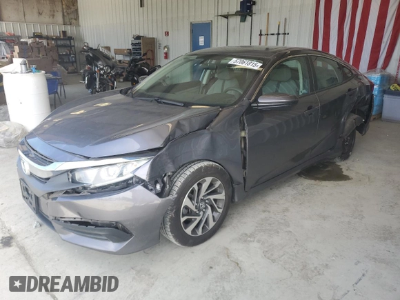 2018 Honda Civic EX с VIN 2HGFC2F73JH600074, выставлен на аукционе Copart как лот 57061815 с пробегом 47 971 миль миль и Списание • Salvage title. История ставок и продаж доступна на DreamBid. Изображение 1.