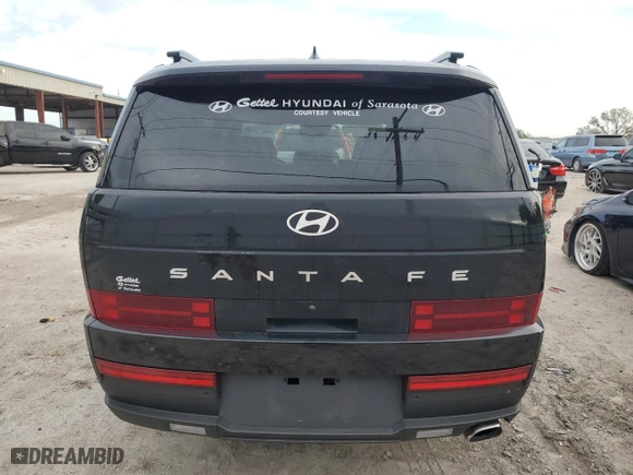 2024 Hyundai Santa Fe SEL with VIN 5NMP24GL0RH006328, listed as a Copart auction lot 73104474 with 5,137 mi miles and Salvage Title. Bid and sale history available at carsss.com. Image 6.