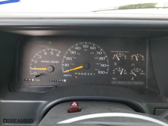 2000 Chevrolet C/K 3500 Crew Cab with VIN 1GCGC33R3YF516072, listed as a Copart auction lot 83587024 with NaN miles and Salvage Title. Bid and sale history available at carsss.com. Image 9.