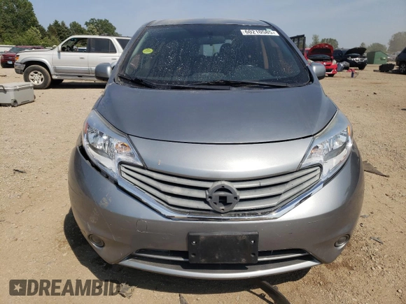 2014 Nissan Note S with VIN 3N1CE2CP7EL359104, listed as a Copart auction lot 60210585 with 65,508 mi miles and Salvage title. Bid and sale history available at DreamBid. Image 5.