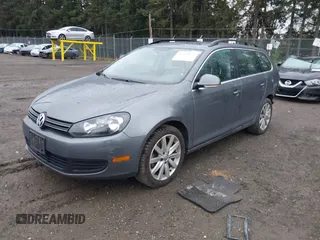 2014 Volkswagen Jetta SportWagen TDI w/Sunroof & Nav with VIN 3VWPL7AJ2EM628181, listed as a IAAI auction lot 41912871 with 78,268 mi miles. Bid and sale history available at carsss.com. Image 2.