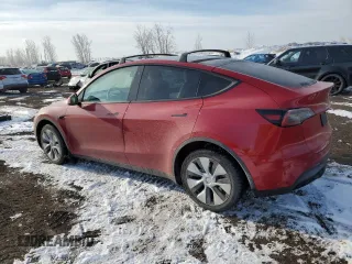 2022 Tesla Model Y Long Range with VIN 7SAYGDEE1NF458443, listed as a Copart auction lot 46497265 with 59,721 mi miles and Salvage Title. Bid and sale history available at carsss.com. Image 2.