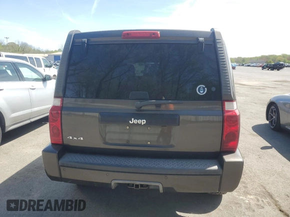 2006 Jeep Commander z VIN 1J8HG48KX6C229068, wystawiony jako Copart lot #54003995 z przebiegiem 186 875 mil mil oraz Szkoda całkowita • Salvage title. Historia ofert i sprzedaży dostępna na DreamBid. Obrazek 6.