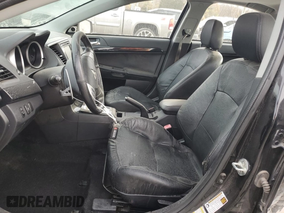 2014 Mitsubishi Lancer GT with VIN JA32U8FW1EU003673, listed as a Copart auction lot 80501874 with 172,214 mi miles and Salvage Title. Bid and sale history available at DreamBid. Image 7.