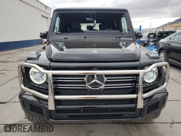 2023 Mercedes-Benz G 550 with VIN W1NYC6BJ0PX476536, listed as a Copart auction lot 79498634 with 17,674 mi miles and Salvage Title. Bid and sale history available at DreamBid. Image 5.