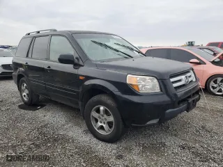 2006 Honda Pilot EX-L with RES with VIN 5FNYF28686B033893, listed as a Copart auction lot 85719224 with 215,467 mi miles and Salvage Title. Bid and sale history available at carsss.com. Image 4.