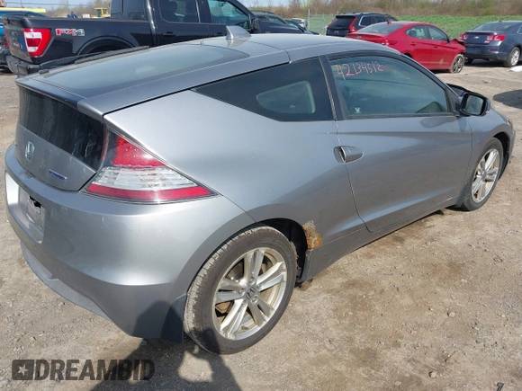 2011 Honda CR-Z with VIN JHMZF1D49BS009536, listed as a IAAI auction lot 42134512 with 230,648 mi miles. Bid and sale history available at carsss.com. Image 4.