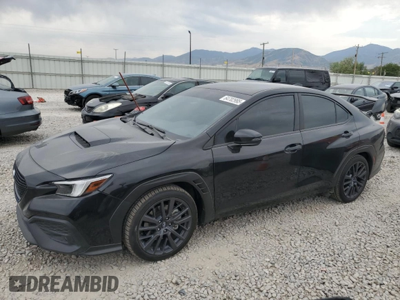 2023 Subaru WRX Limited with VIN JF1VBAL64P9823421, listed as a Copart auction lot 64702995 with 14,852 mi miles and Salvage title. Bid and sale history available at DreamBid. Image 1.