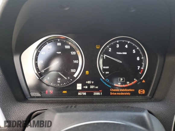 2019 BMW 2 Series 230i xDrive with VIN WBA2K1C53KVD42077, listed as a Copart auction lot 40792613 with 80,798 mi miles. Bid and sale history available at carsss.com. Image 9.