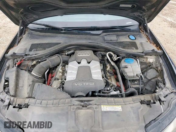 2013 Audi A6 Premium Plus with VIN WAUGGAFCXDN140922, listed as a Copart auction lot 60566865 with 179,570 mi miles and Clean title. Bid and sale history available at DreamBid. Image 11.