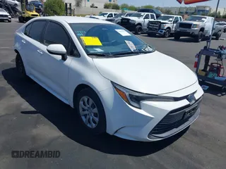 2023 Toyota Corolla Hybrid LE with VIN JTDBCMFE0P3026617, listed as a IAAI auction lot 42078222 with 38,000 mi miles. Bid and sale history available at carsss.com. Image 1.