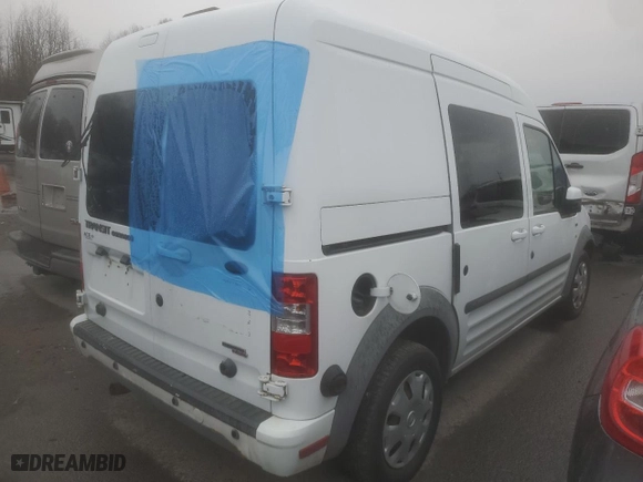 2013 Ford Transit Connect Wagon XLT with VIN NM0KS9BN3DT130937, listed as a Copart auction lot 46413935 with 0 mi miles and Salvage Title. Bid and sale history available at carsss.com. Image 3.