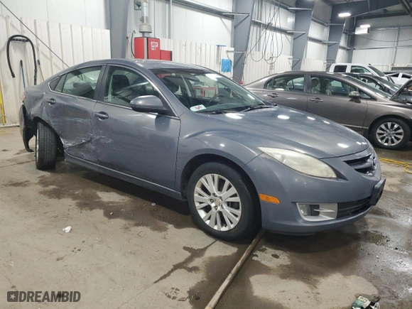 2010 Mazda Mazda6 i Touring with VIN 1YVHZ8CH6A5M00023, listed as a Copart auction lot 46362145 with 196,340 mi miles and Salvage Title. Bid and sale history available at carsss.com. Image 4.