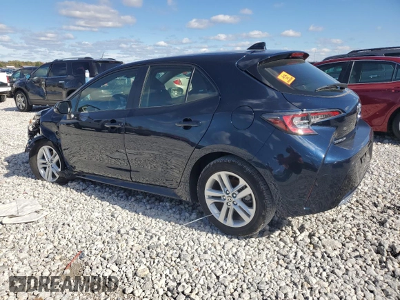 2021 Toyota Corolla Hatchback SE with VIN JTND4MBE9M3139341, listed as a Copart auction lot 74247674 with 0 mi miles and Salvage Title. Bid and sale history available at carsss.com. Image 2.
