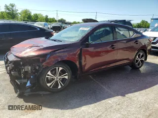 2021 Nissan Sentra SV with VIN 3N1AB8CV3MY321324, listed as a Copart auction lot 56465145 with 59,546 mi miles and Non repairable. Bid and sale history available at DreamBid. Image 1.