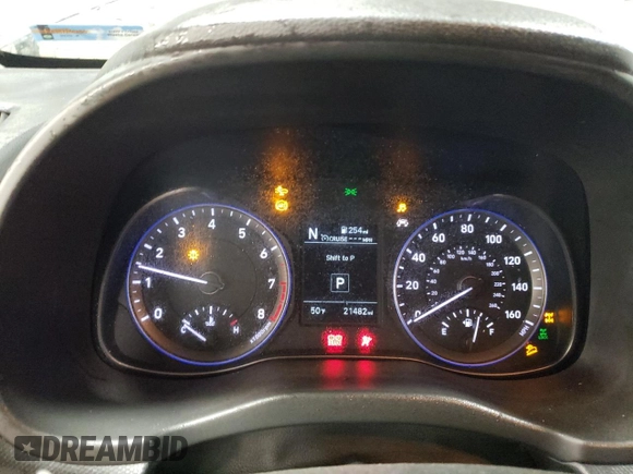 2020 Hyundai Kona SEL with VIN KM8K2CAA3LU515031, listed as a Copart auction lot 47425365 with 21,482 mi miles and Salvage Title. Bid and sale history available at carsss.com. Image 9.