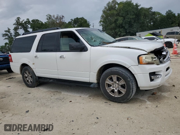 2015 Ford Expedition EL XLT with VIN 1FMJK1HT6FEF07219, listed as a Copart auction lot 62004764 with 133,959 mi miles and Salvage Title. Bid and sale history available at carsss.com. Image 4.