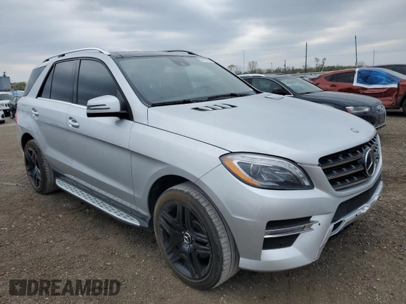 2015 Mercedes-Benz M 400 with VIN 4JGDA5GB9FA541274, listed as a Copart auction lot 53727975 with 118,921 mi miles and Clean Title. Bid and sale history available at DreamBid. Image 4.
