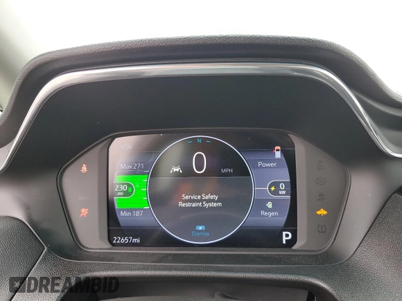 2023 Chevrolet Bolt EV 1LT with VIN 1G1FW6S0XP4108095, listed as a Copart auction lot 59920655 with 22,657 mi miles and Salvage title. Bid and sale history available at DreamBid. Image 9.