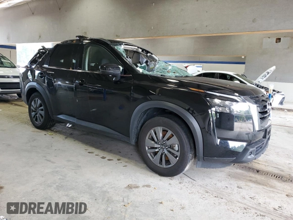 2024 Nissan Pathfinder SV with VIN 5N1DR3BC4RC280433, listed as a Copart auction lot 64207415 with Not provided miles and Non repairable. Bid and sale history available at DreamBid. Image 4.