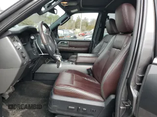 2017 Ford Expedition EL Platinum with VIN 1FMJK1MT7HEA62790, listed as a Copart auction lot 44686164 with 147,796 mi miles and Salvage Title. Bid and sale history available at carsss.com. Image 7.