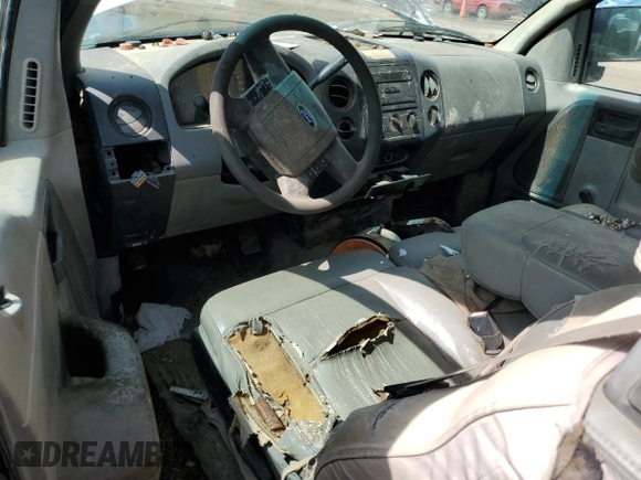 2007 Ford F-150 XL with VIN 1FTRF12247NA02924, listed as a Copart auction lot 58203315 with Not provided miles and Clean title. Bid and sale history available at DreamBid. Image 8.