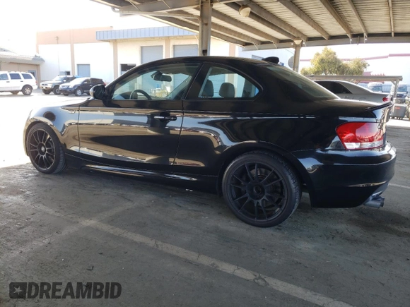 2010 BMW 1 Series 135i with VIN WBAUC7C56AVK81196, listed as a Copart auction lot 52442875 with 108,987 mi miles and Clean Title. Bid and sale history available at carsss.com. Image 2.