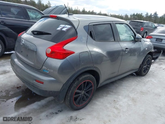 2014 Nissan Juke SL with VIN JN8AF5MV2ET360970, listed as a IAAI auction lot 41656480 with 118,223 mi miles. Bid and sale history available at carsss.com. Image 4.