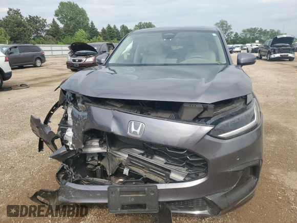 2024 Honda HR-V EX-L with VIN 3CZRZ2H72RM746142, listed as a Copart auction lot 59105515 with 10,962 mi miles and Salvage title. Bid and sale history available at DreamBid. Image 5.
