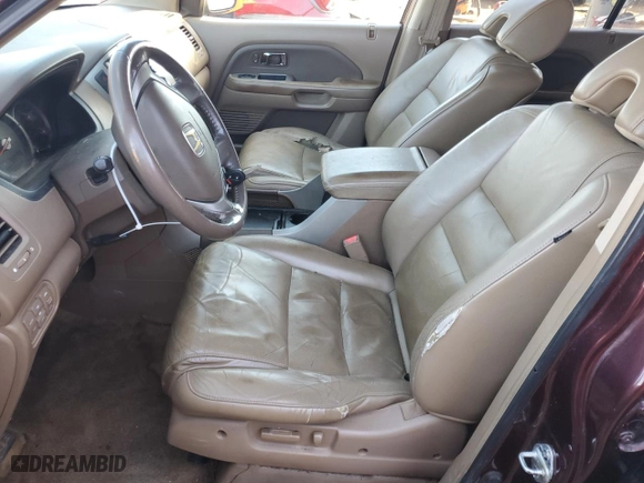 2007 Honda Pilot EX-L with VIN 5FNYF28587B002605, listed as a Copart auction lot 89319895 with 241,626 mi miles and Salvage Title. Bid and sale history available at carsss.com. Image 7.