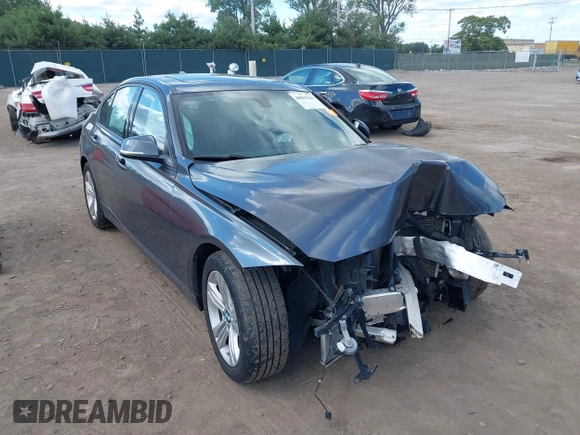 2016 BMW 3 Series 328i with VIN WBA8E9C59GK645726, listed as a IAAI auction lot 40067862 with 87,294 mi miles and . Bid and sale history available at DreamBid. Image 1.