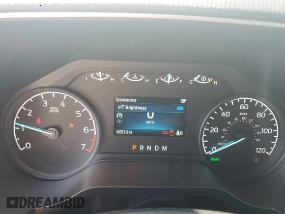 2023 Ford F-150 XL with VIN 1FTFW1ED8PFD25707, listed as a Copart auction lot 51474555 with 16,073 mi miles and Salvage title. Bid and sale history available at DreamBid. Image 9.