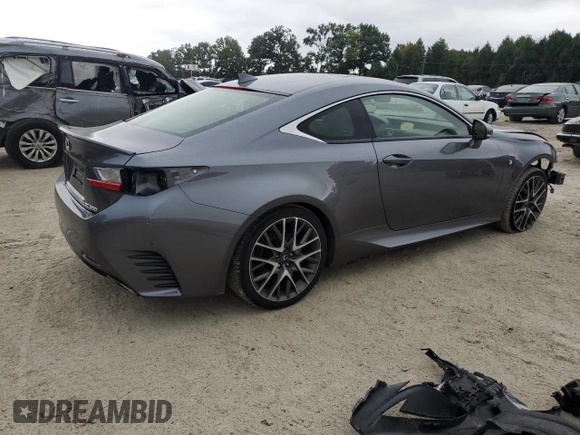 2017 Lexus RC 350 with VIN JTHSE5BC1H5008409, listed as a Copart auction lot 71920324 with 83,379 mi miles and Salvage title. Bid and sale history available at DreamBid. Image 3.