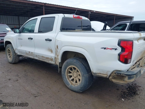 2023 Chevrolet Colorado 4WD Work Truck with VIN 1GCGTBEC7P1268939, listed as a IAAI auction lot 41466813 with 31,329 mi miles. Bid and sale history available at carsss.com. Image 3.