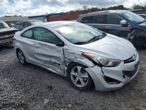 2013 Hyundai Elantra Coupe GS PZEV with VIN KMHDH6AE2DU023460, listed as a Copart auction lot 71382144 with 124,578 mi miles and Salvage Title. Bid and sale history available at carsss.com. Image 4.
