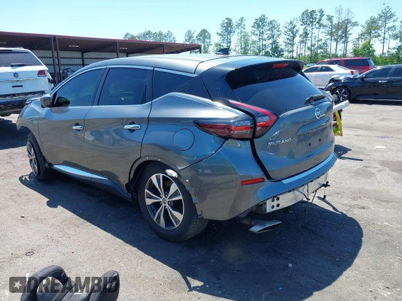 2022 Nissan Murano S with VIN 5N1AZ2AJ1NC121778, listed as a IAAI auction lot 41986383 with 65,218 mi miles and . Bid and sale history available at DreamBid. Image 3.